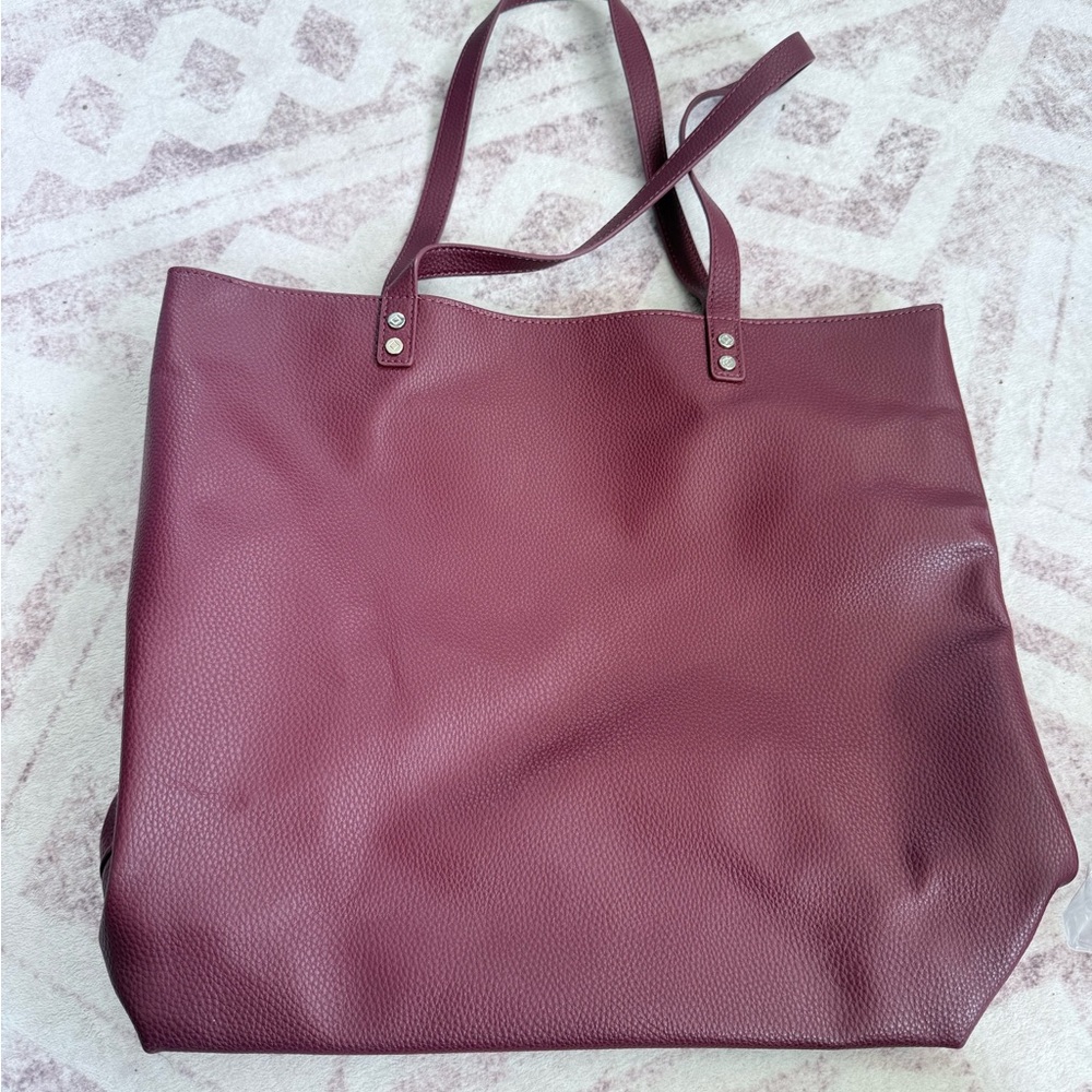 Thirty-One Deep Plum Tote Bag